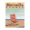 Marseille France vintage travel poster