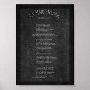 Marseille - Lyrics Poster