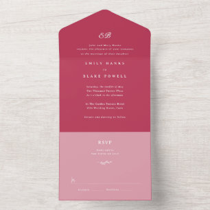 Marseille Wedding Invitation