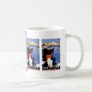 Marseilles Poster Coffee Mug