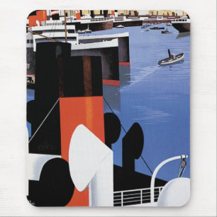 Marseilles Poster Mouse Mat