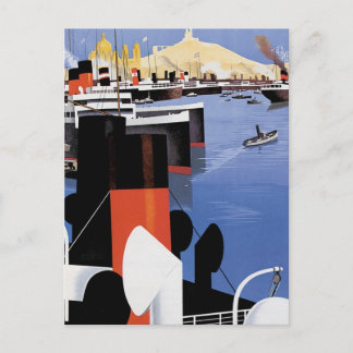 Marseilles Poster Postcard