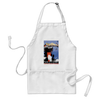 Marseilles Poster Standard Apron