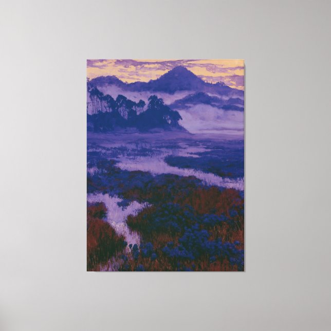 Marsh at the Edge of Morning Canvas Print (Front)