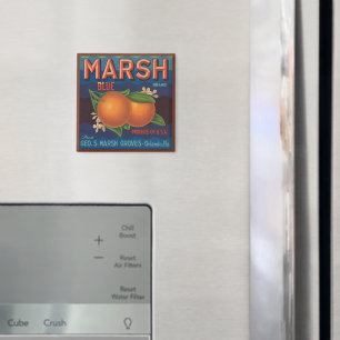Marsh Brand Vintage Citrus Label Magnet