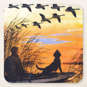 Marsh by Paul Bransom Square Paper Coaster