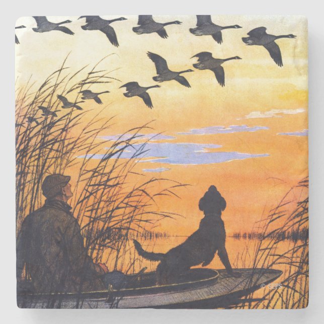 Marsh by Paul Bransom Stone Coaster (Front)