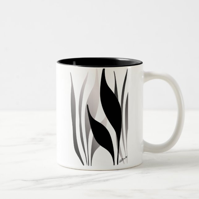 Marsh Grass II Two-Tone Coffee Mug (Right)