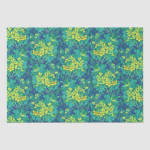 Marsh Marigold Wildflowers Yellow Flowers Pattern Tissue Paper