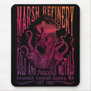 Marsh Refining Company Innsmouth Lovecraft Mouse Mat