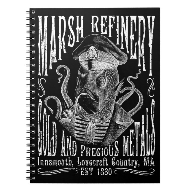 Marsh Refining Company Innsmouth Lovecraft Notebook (Front)