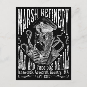 Marsh Refining Company Innsmouth Lovecraft Postcard