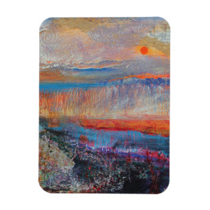 Marsh Sunset 2013 Magnet