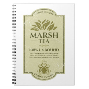 Marsh Tea – Handcrafted in the Port of Innsmouth Notebook