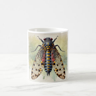 Marsh Treader Insect 180724IREF202 - Watercolor Coffee Mug
