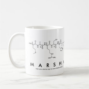 Marsha peptide name mug