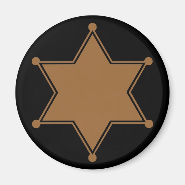 Marshal Badge Magnet (Front)