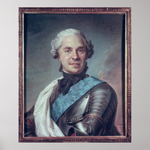 Marshal Maurice de Saxe Poster