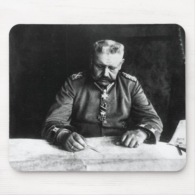 Marshal Paul von Hindenburg, 1914 Mouse Mat (Front)