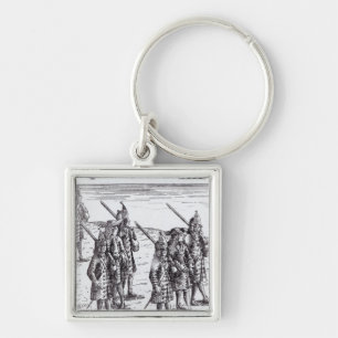 Marshal Tallard and other French Generals Key Ring
