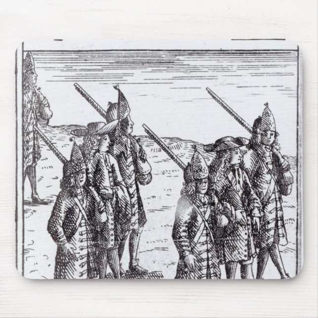 Marshal Tallard and other French Generals Mouse Mat (Front)