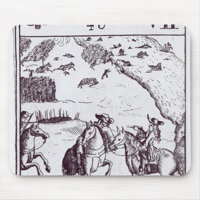 Marshal Tallard taken Prisoner Mouse Mat (Front)