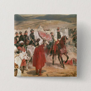 Marshal Thomas Bugeaud and Colonel Joseph 15 Cm Square Badge