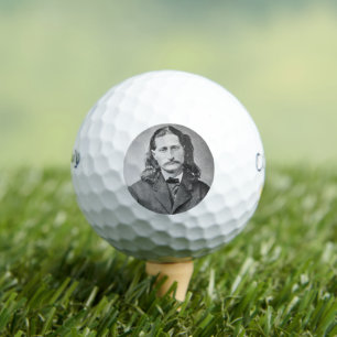 Marshal Wild Bill Hickok Old West Gunfighter Golf Balls