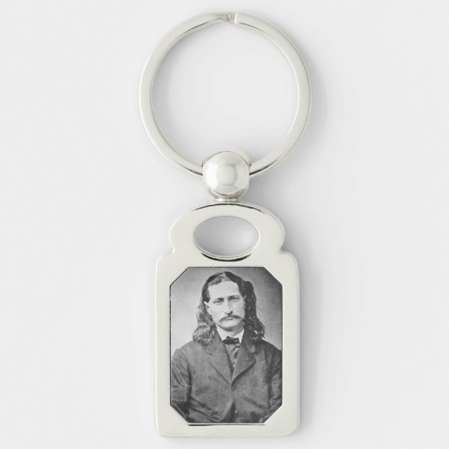 Marshal Wild Bill Hickok Old West Gunfighter Key Ring (Front)