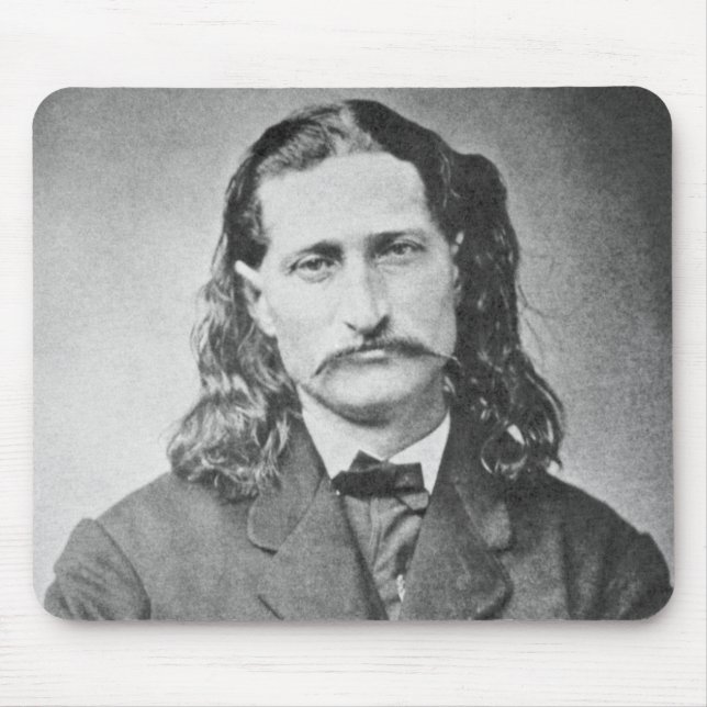 Marshal Wild Bill Hickok Old West Gunfighter Mouse Mat (Front)