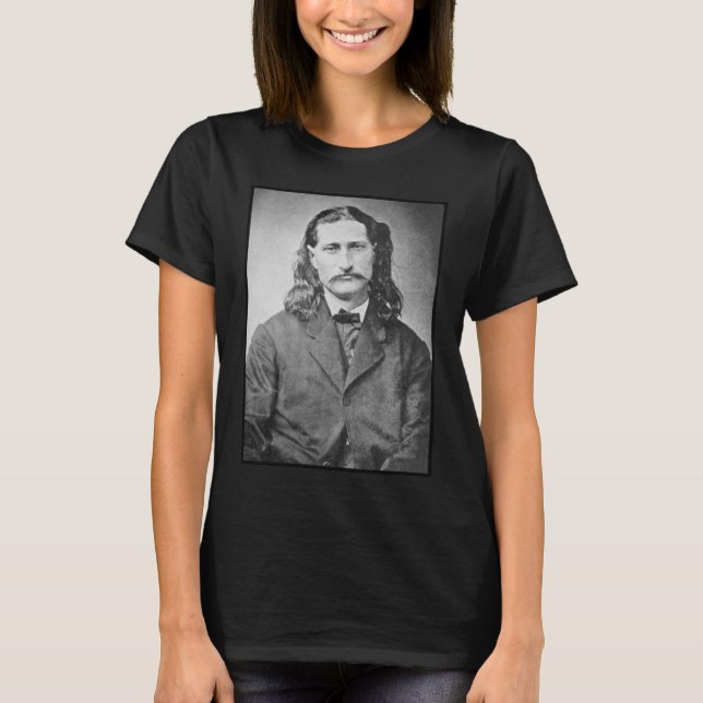 Marshal Wild Bill Hickok Old West Gunfighter T-Shirt (Front)