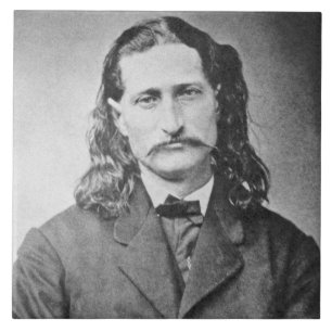 Marshal Wild Bill Hickok Old West Gunfighter Tile