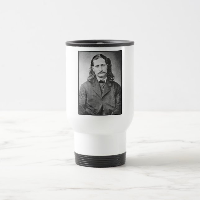 Marshal Wild Bill Hickok Old West Gunfighter Travel Mug (Center)