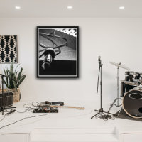 Marshall Amp & Jack Lead (B&W Version)