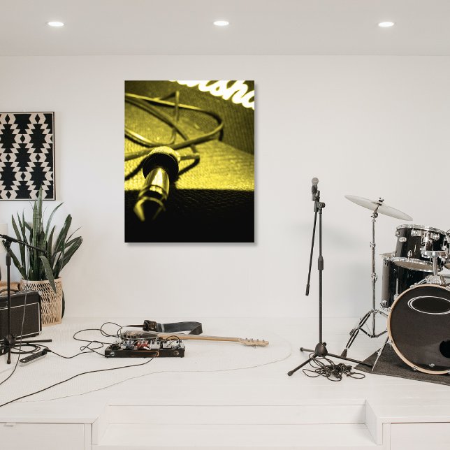 Marshall Amp/Jack Lead Canvas Print (Creator Uploaded)