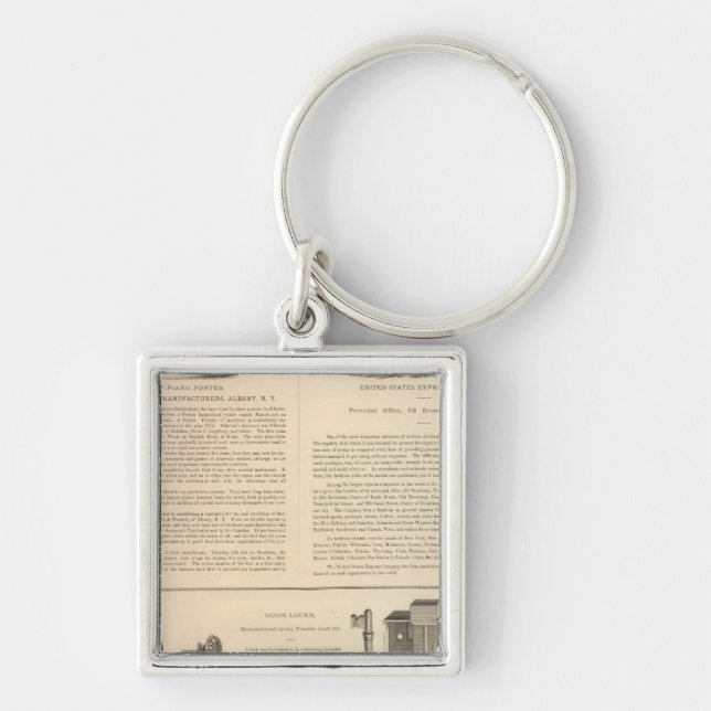 Marshall and Wendell, Manufacturers Key Ring (Front)