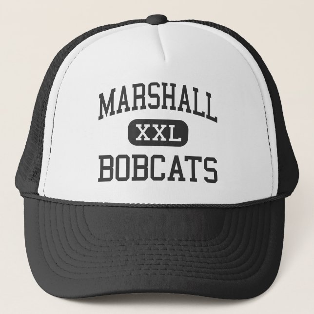 Marshall - Bobcats - High - Marshall Arkansas Trucker Hat (Front)