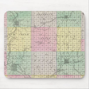 Marshall County and Irving, Kansas Mouse Mat
