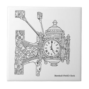 Marshall Field's Clock Tile