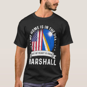 Marshall Islands American Patriot Grown Home USA F T-Shirt