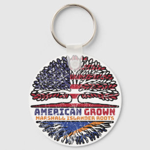 Marshall Islands American USA United States Key Ring