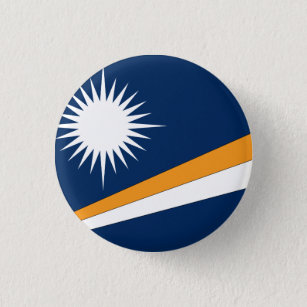 Marshall Islands Flag 3 Cm Round Badge