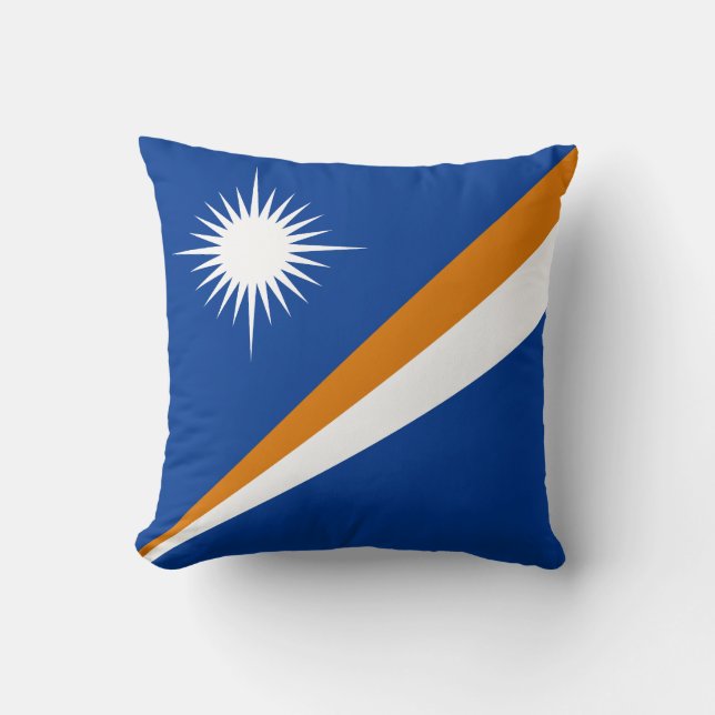 Marshall Islands Flag Cushion (Front)