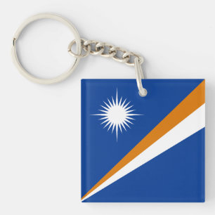 Marshall Islands Flag Key Ring
