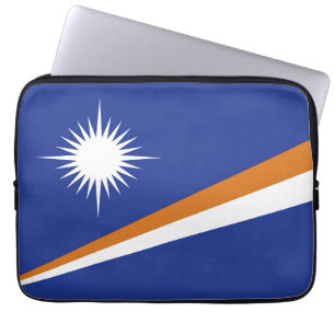 Marshall Islands flag Laptop Sleeve