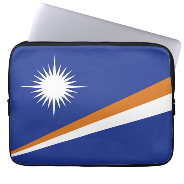 Marshall Islands flag Laptop Sleeve (Front)