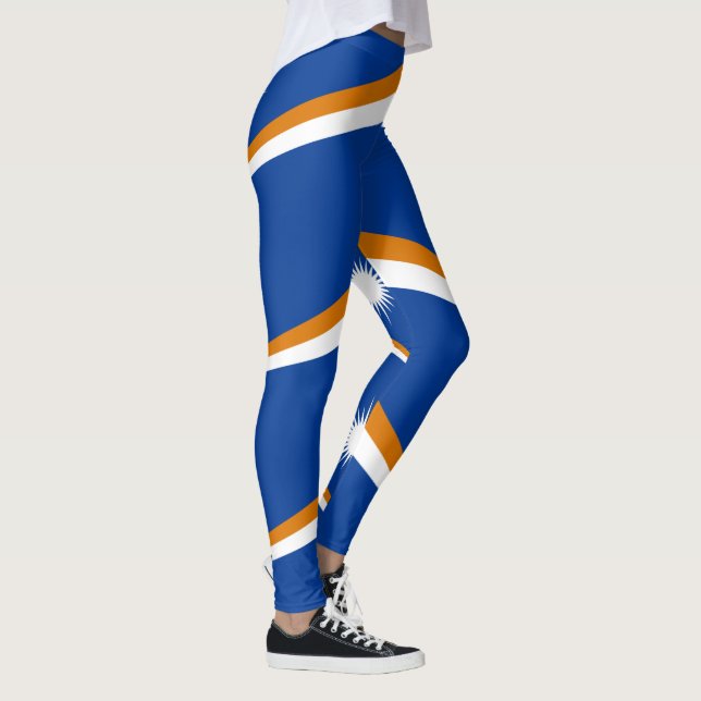 Marshall Islands Flag Leggings (Right)