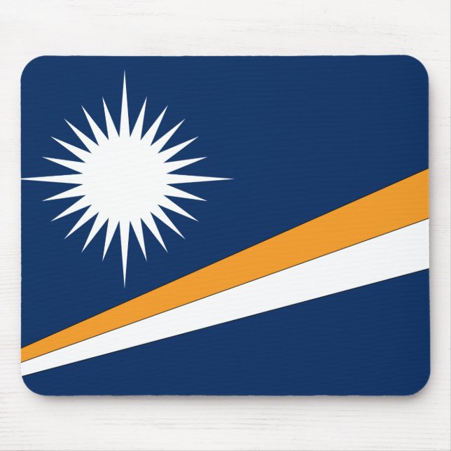 Marshall Islands Flag Mouse Mat (Front)