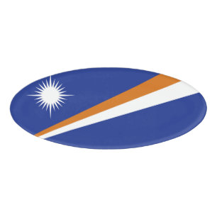Marshall Islands flag Name Tag