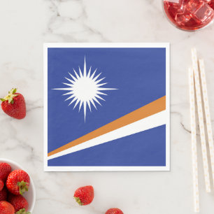 Marshall Islands flag Napkin